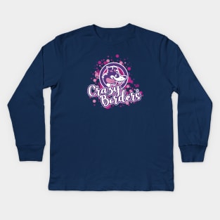 Crazy Borders Kids Long Sleeve T-Shirt